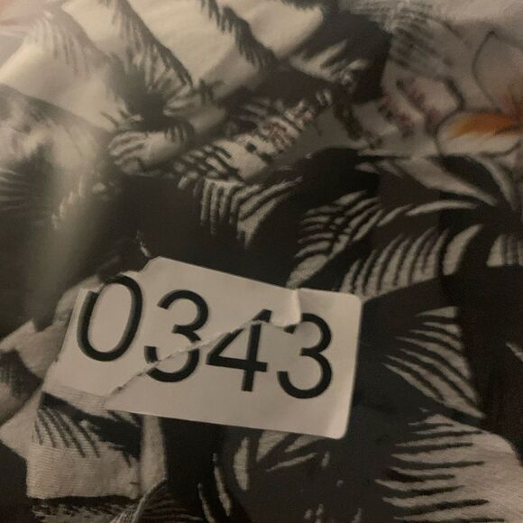 Maje Mini Dress Womens Sz 1 Rolina Hawaiian Print Button Front Tropical Pockets - Picture 13 of 13